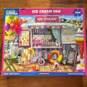 White Mountain Ice Cream Van Puzzle